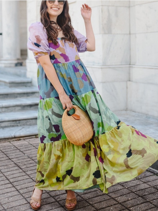 Anthropologie Dresses & Skirts - Anthropologie Caroline Tiered Maxi Dress